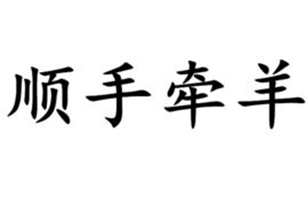 顺手牵羊