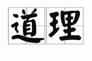 道理的意思、造句、近义词