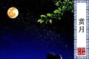 赏月