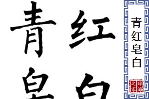 青红皂白