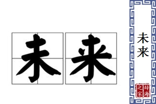 未来的意思、造句、反义词