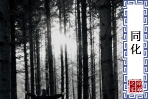 同化的意思、造句、近义词