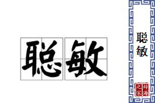聪敏的意思、造句、反义词