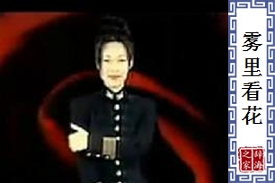 雾里看花的意思、造句、近义词