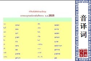 音译词