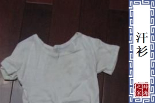 汗衫的意思、造句、近义词