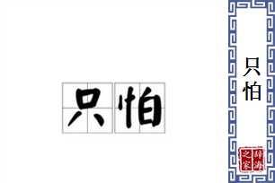 只怕的意思、造句、近义词