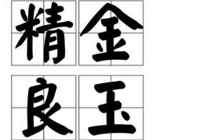 精金良玉