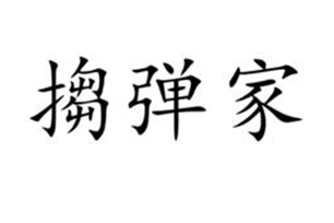 搊弹家