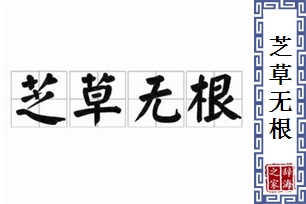 芝草无根