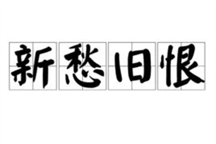 新愁旧恨